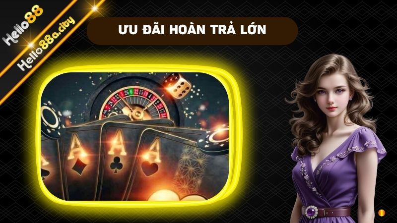 Ưu đãi hoàn trả lớn từ nhà cái