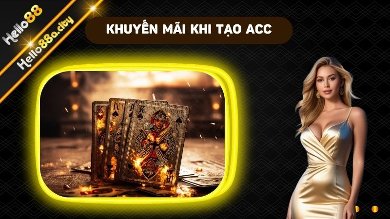 Những khuyến mãi nhận được khi tạo acc